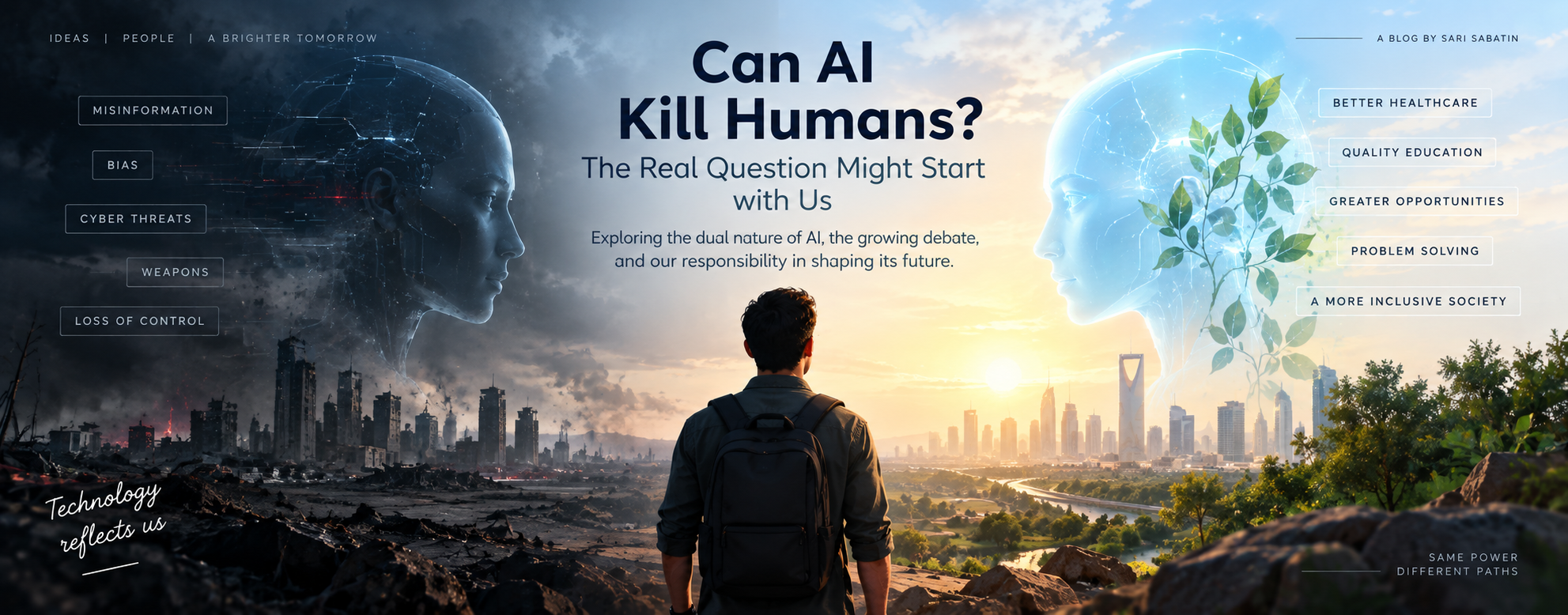 Can AI kill humans? AI risks, AI safety and human responsibility